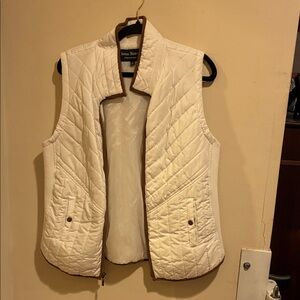 Jason Maxwell Cream Quilted Vest